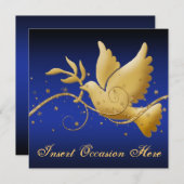 平和の鳩 招待状 (正面/裏面)