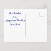 平和の鳩 新年のポストカード ポストカード (裏面)