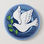 平和の鳩 缶バッジ (正面)