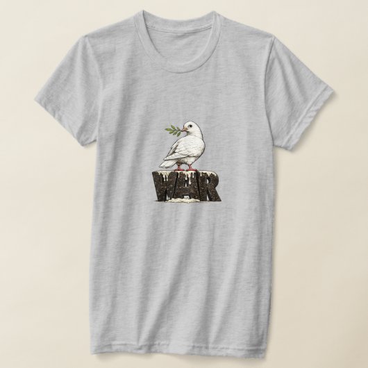平和の鳩 Tシャツ (レイダウン)
