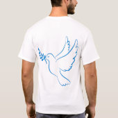 平和の鳩 Tシャツ (裏面)