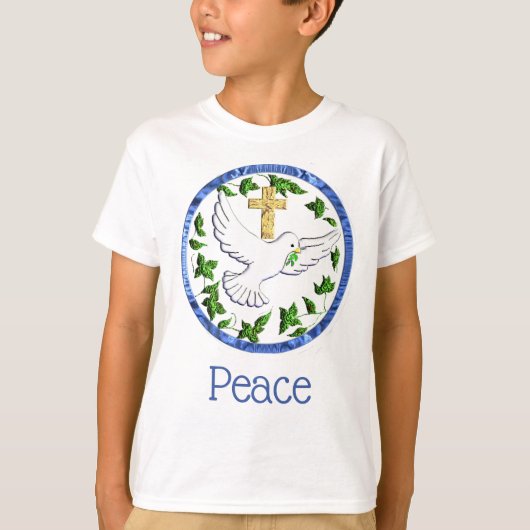 平和の鳩 Tシャツ (正面)