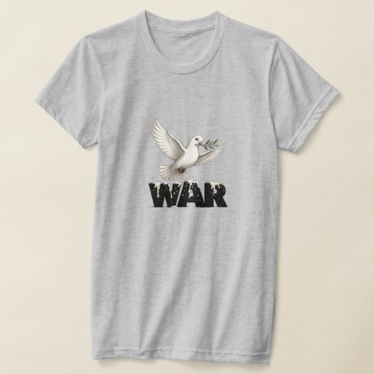 平和の鳩 Tシャツ (レイダウン)
