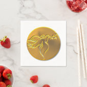 平和の黄金の鳩 – 聖霊 スタンダードカクテルナプキン (インサイチュ)