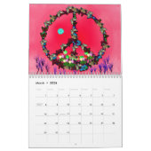 平和の12か月 カレンダー (3月 2026)