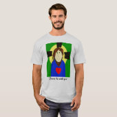 平和はあなたとあります Tシャツ (正面フル)