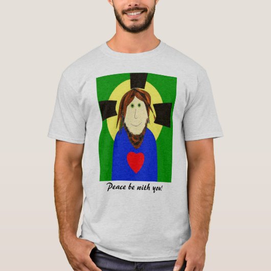 平和はあなたとあります Tシャツ (正面)