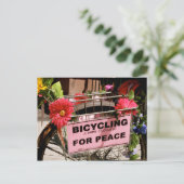 平和はがき用自転車 ポストカード (スタンド正面)