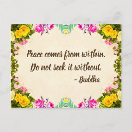 平和はがき – ブッダの見積り ポストカード
