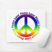 平和はすべてを愛し、 マウスパッド (マウス)