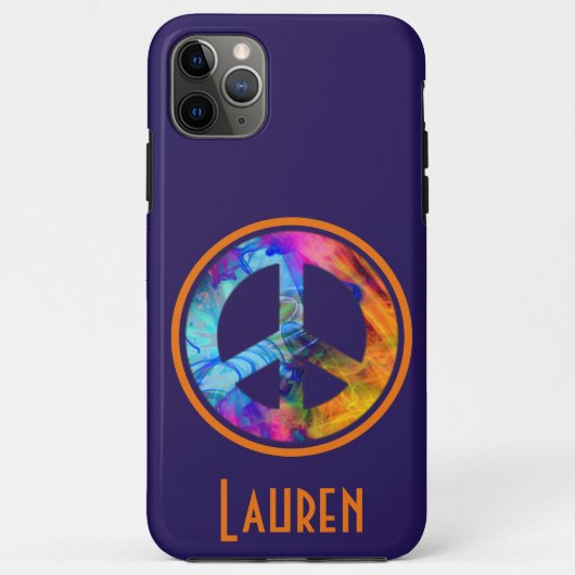 平和はっきりした標識 Case-Mate iPhoneケース (裏面)