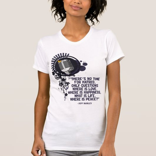 平和はどこにありますか。 Tシャツ (正面)