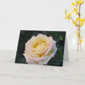 平和は上がりました カード (黄色い花)