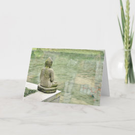 平和は中から来ます。 仏の引用文カード カード