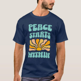 平和は内側から始まる Tシャツ