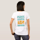 平和は内側から始まる Tシャツ (裏面フル)