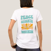 平和は内側から始まる Tシャツ (裏面)