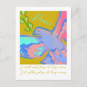 平和は戦争の挨拶をしない ポストカード (正面)