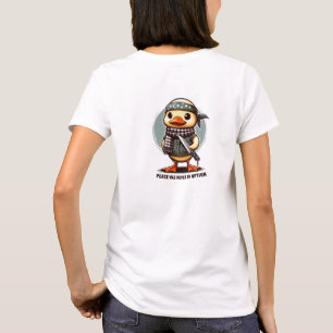 平和は決して穏やかなアヒルの選択肢ではなかった Tシャツ