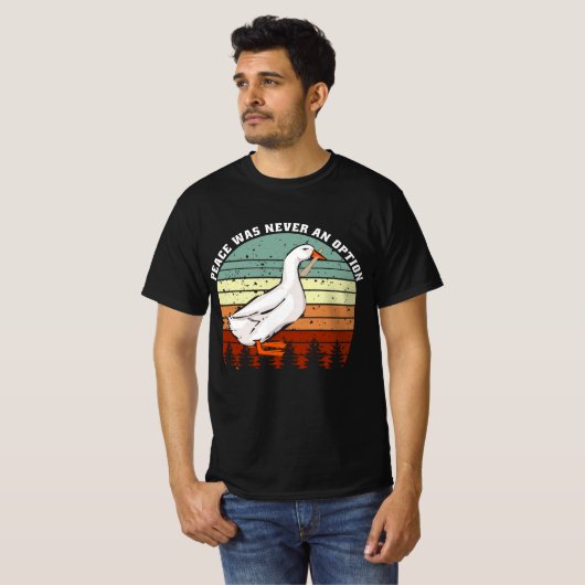 平和は決して選択肢ではなかった Tシャツ (正面フル)