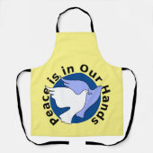 平和は私たちの手の中にある エプロン (正面)