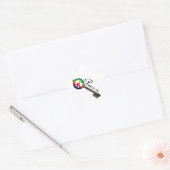 平和は鍵 星シール (封筒)