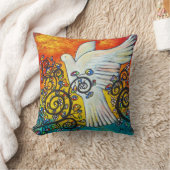 平和は鳩の枕で飛びました クッション (ブランケット)