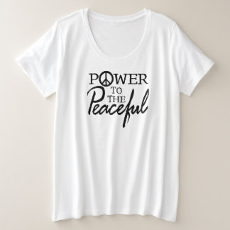 平和への力　Ｔシャツ プラスサイズTシャツ