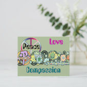 平和への情熱 ポストカード (スタンド正面)