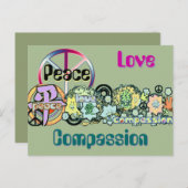 平和への情熱 ポストカード (正面/裏面)