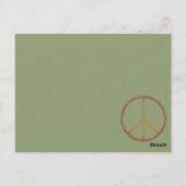 平和への情熱 ポストカード (裏面)