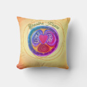 平和への愛が活動家 クッション (正面)