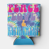 平和への愛と絞り染め 缶クーラー (正面)