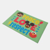 平和への愛の尊重 ドアマット (アングル)