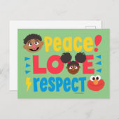 平和への愛の尊重 ポストカード (正面/裏面)
