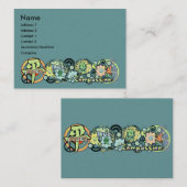 平和への愛の慈悲 名刺 (正面/裏面)