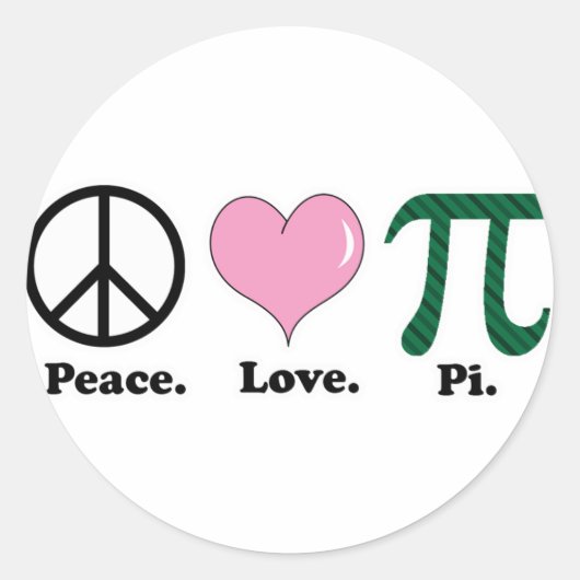 平和への愛 ラウンドシール (正面)