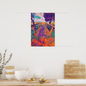 平和への架け橋と人工知能の開発絵画物 ポスター (キッチン)