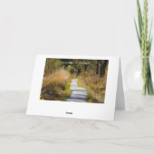 平和への道を、ありがとう カード (裏面)