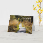 平和への道を、ありがとう カード (黄色い花)