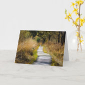 平和への道カスタマイズ*すべての行事 カード (黄色い花)