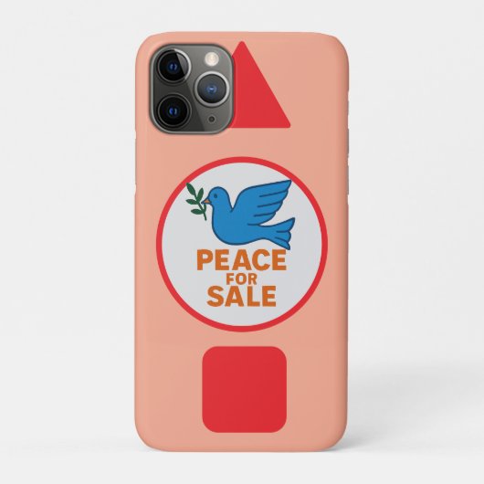 平和をテーマにしたデザインのスマホケース Case-Mate iPhoneケース (裏)