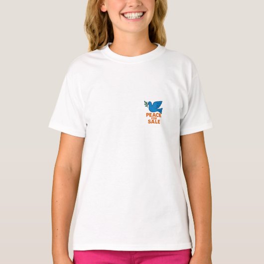 平和をテーマにしたTシャツ Tシャツ (正面)