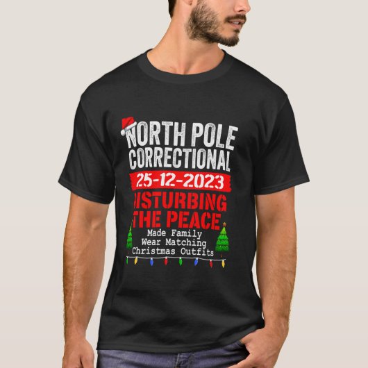 平和を乱す北極矯正クリス Tシャツ (正面)