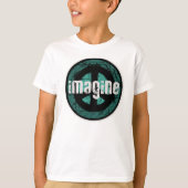 平和を想像して下さい Tシャツ (正面)