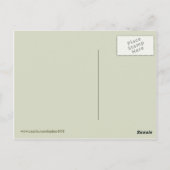 平和を愛するマナーテ ポストカード (裏面)