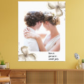 平和を愛する キャンバスプリント (インサイチュ (リビング))