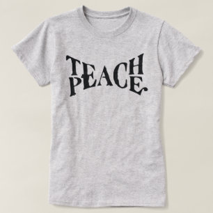 平和を教えて下さい Tシャツ