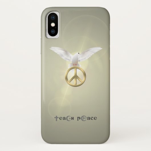 平和を教える| Case-Mate iPhoneケース (裏面)