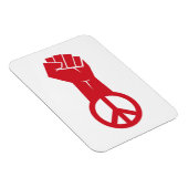 平和を求めて戦う マグネット (右側)